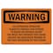 Signmission OSHA Warning Sign, 7" Height, Rigid Plastic, Safe Crane Operation Untrained Operator, Landscape OS-WS-P-710-L-12830 - alternate 1